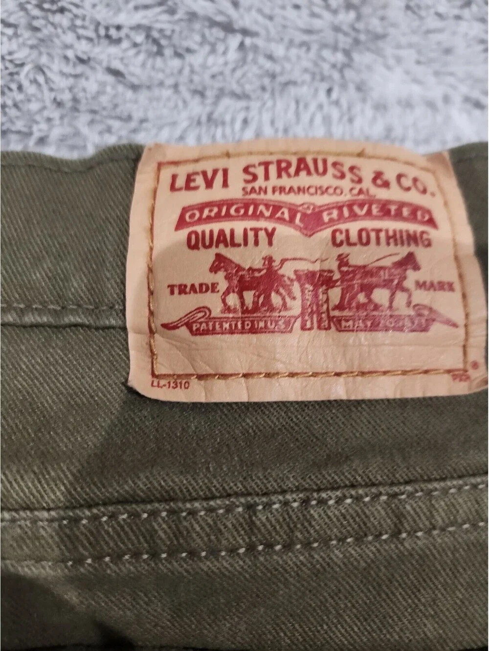 Vintage Y2K Levi's 550 Relaxed Boot Cut jeans 16M Green